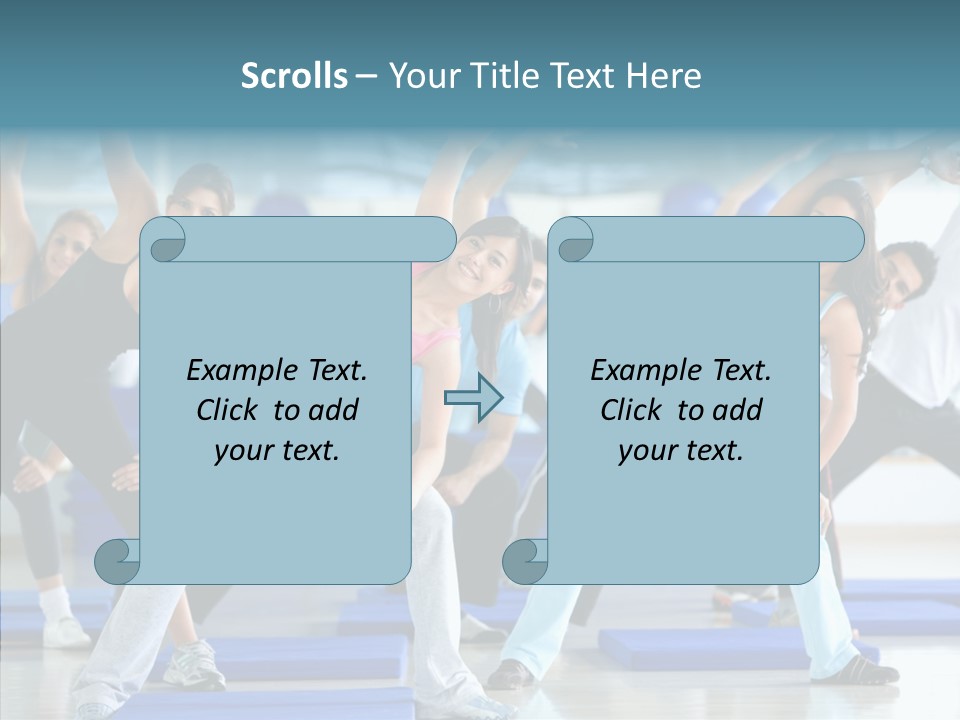 Fit Slim Muscles PowerPoint Template