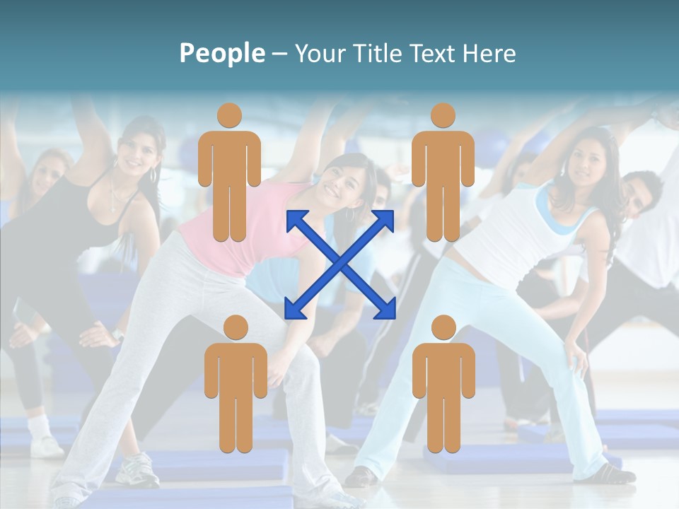 Fit Slim Muscles PowerPoint Template