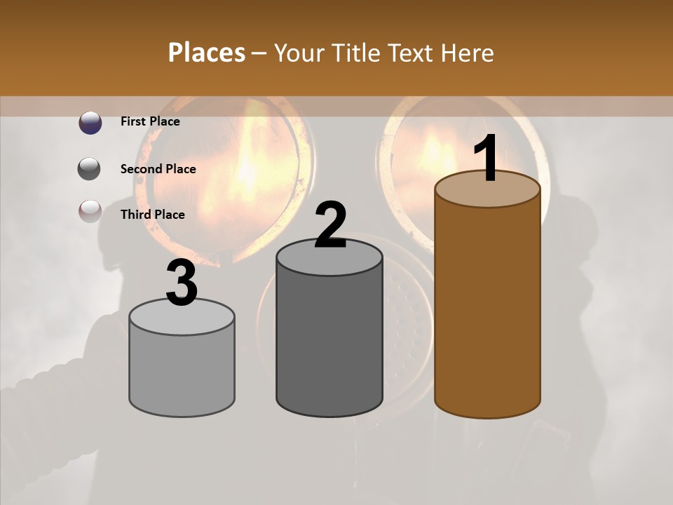 Fear Black Explosion PowerPoint Template