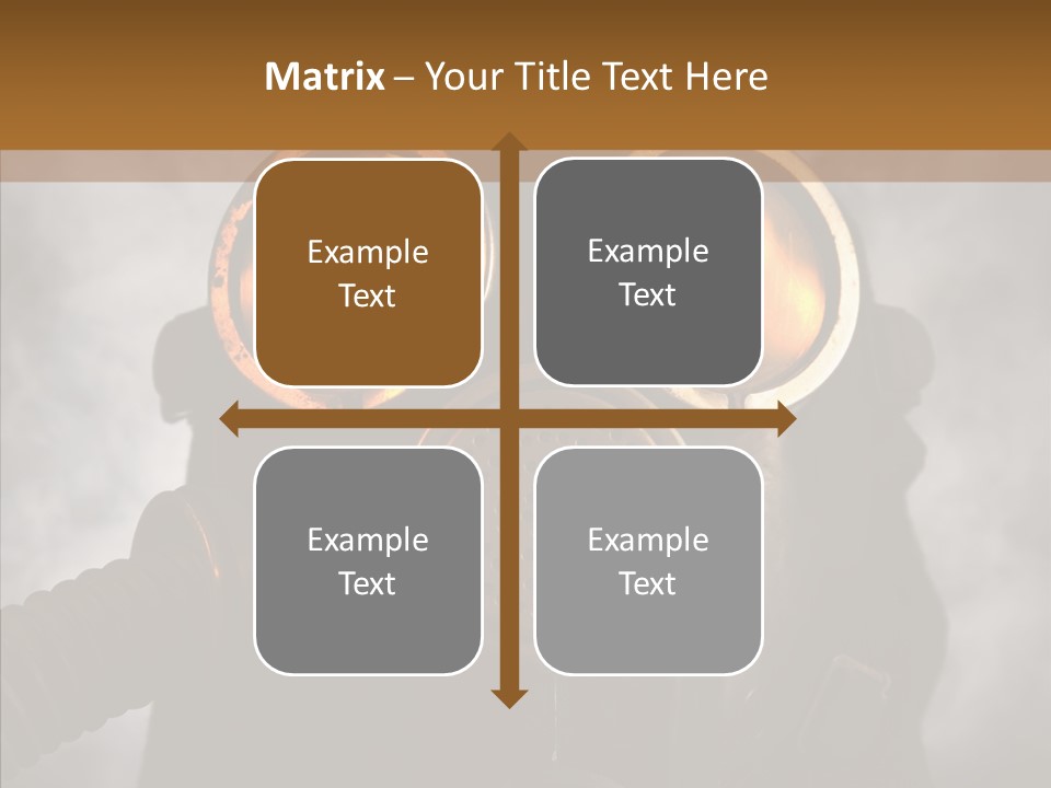 Fear Black Explosion PowerPoint Template