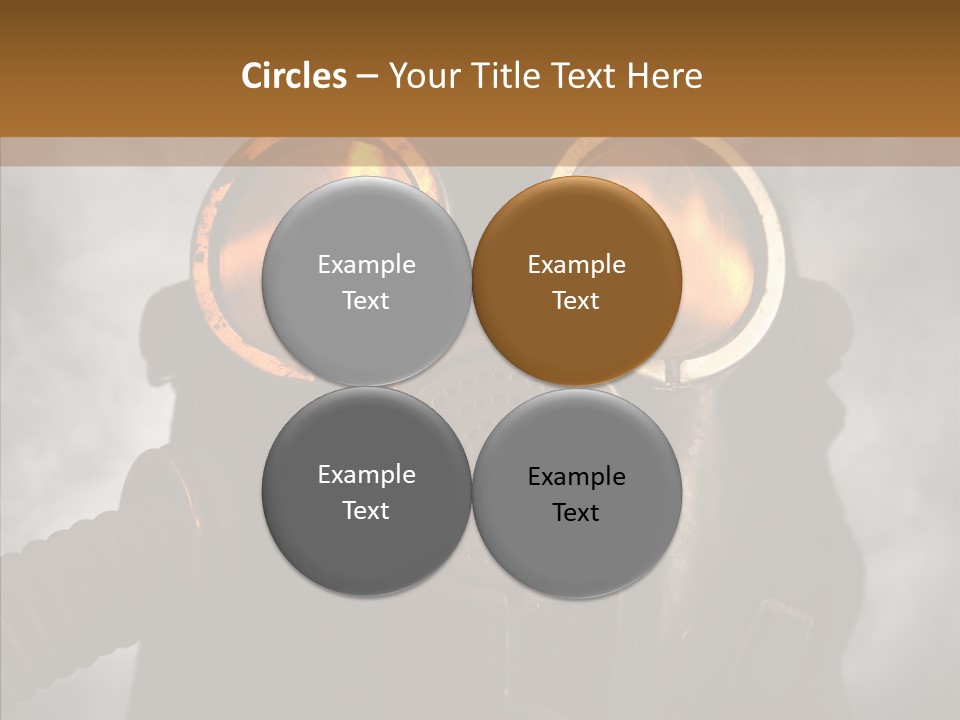 Fear Black Explosion PowerPoint Template