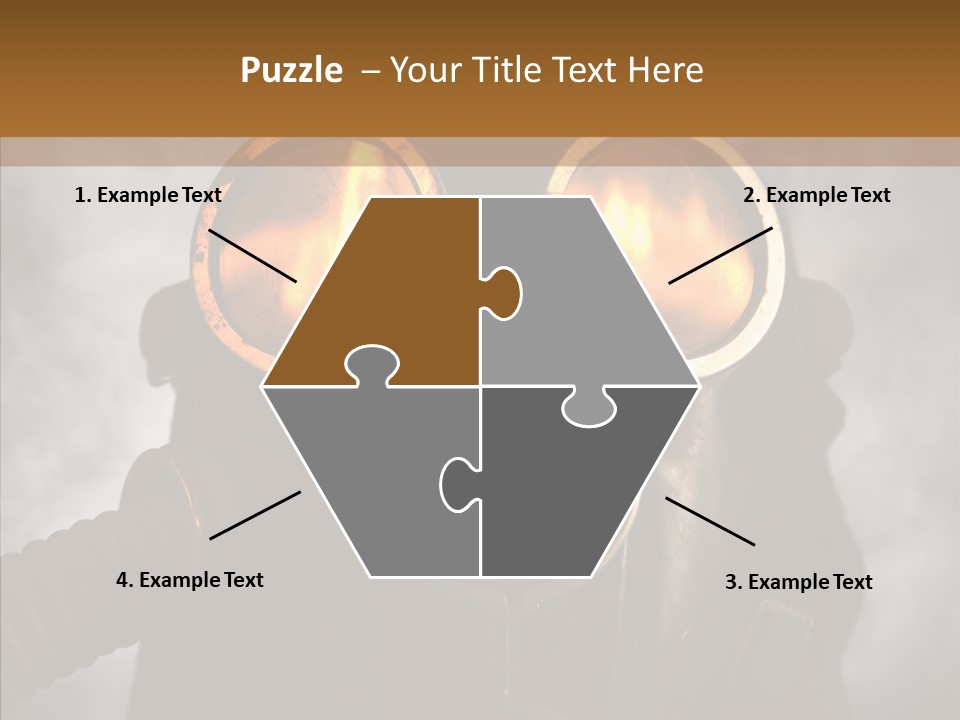 Fear Black Explosion PowerPoint Template