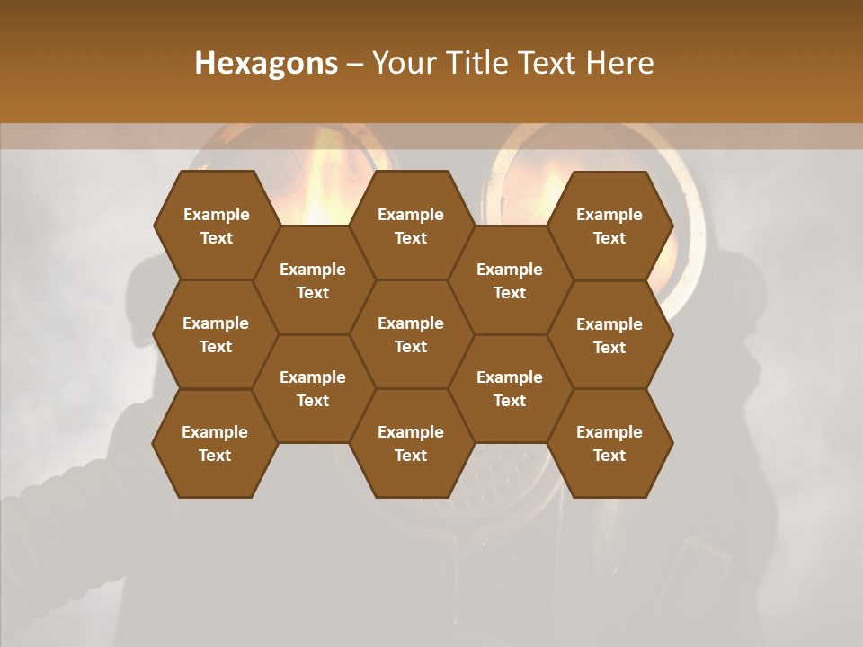 Fear Black Explosion PowerPoint Template