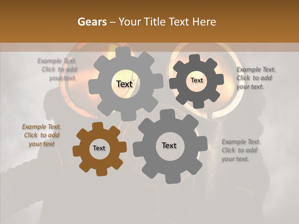 Fear Black Explosion PowerPoint Template