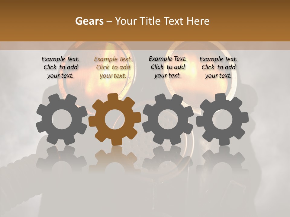 Fear Black Explosion PowerPoint Template