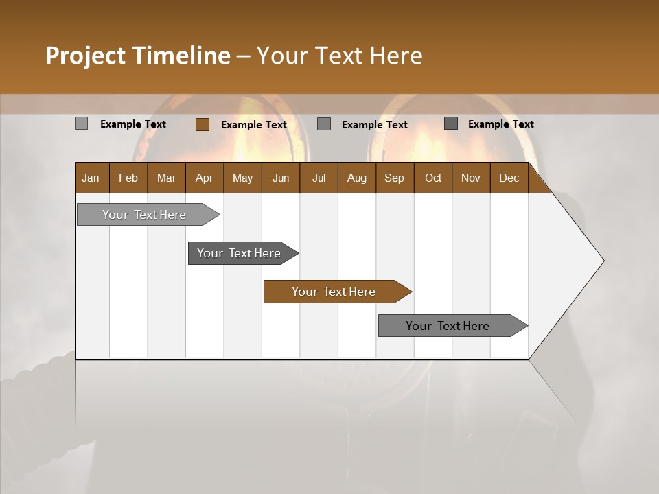 Fear Black Explosion PowerPoint Template