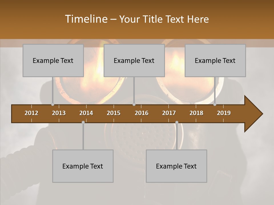 Fear Black Explosion PowerPoint Template