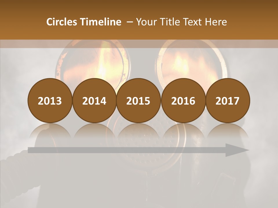 Fear Black Explosion PowerPoint Template