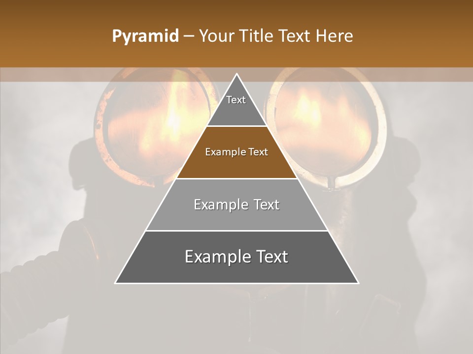 Fear Black Explosion PowerPoint Template