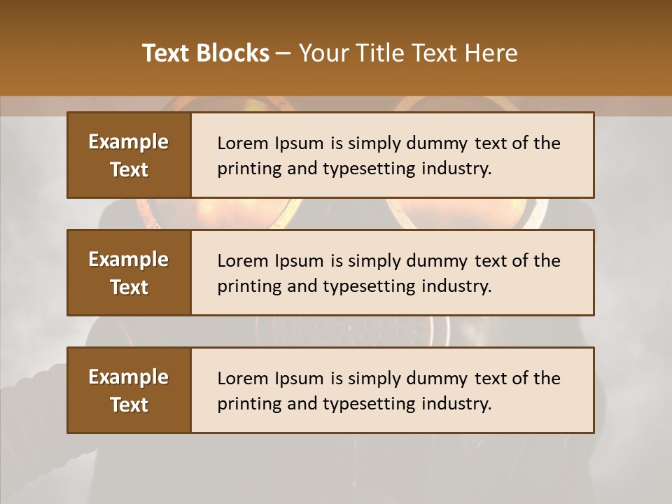 Fear Black Explosion PowerPoint Template