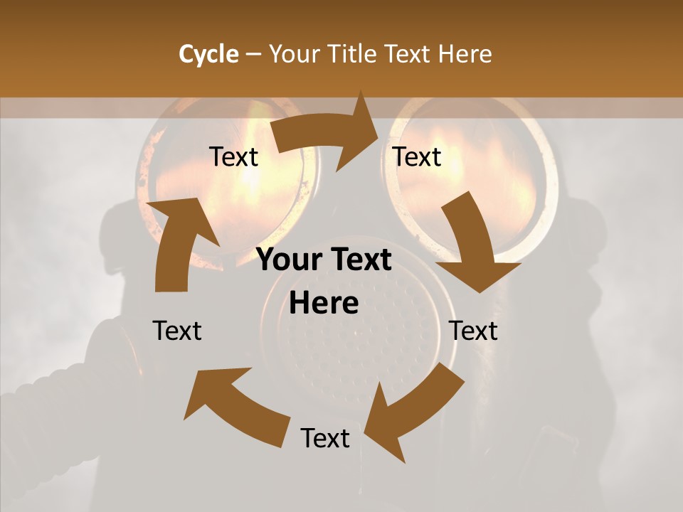 Fear Black Explosion PowerPoint Template