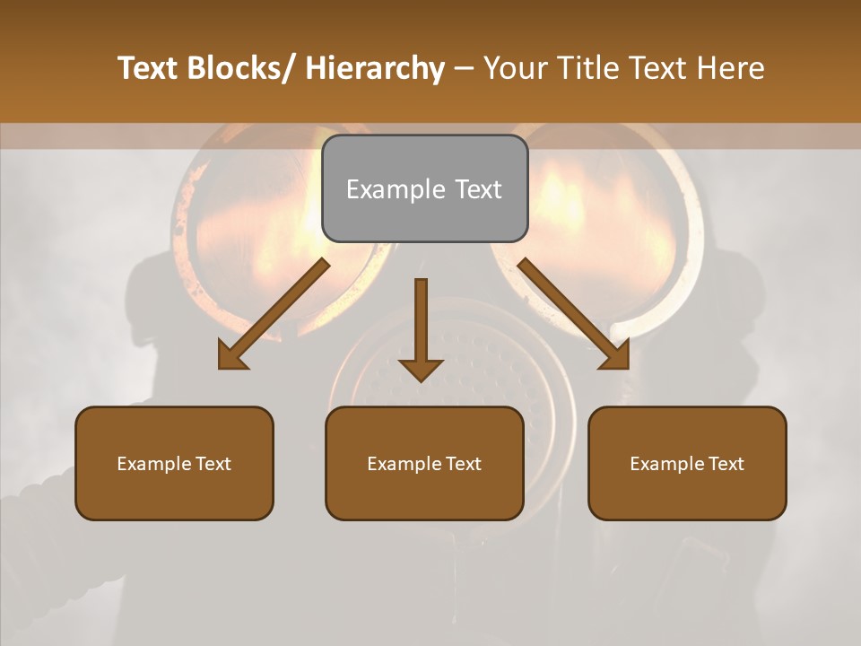 Fear Black Explosion PowerPoint Template