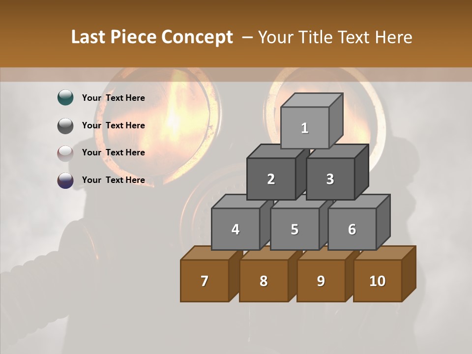 Fear Black Explosion PowerPoint Template