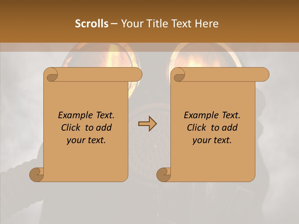 Fear Black Explosion PowerPoint Template