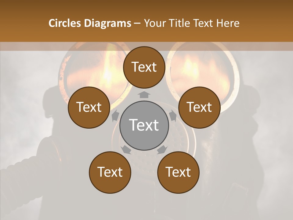 Fear Black Explosion PowerPoint Template