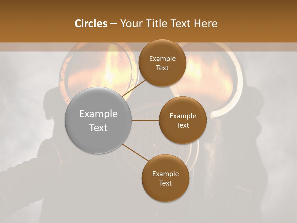 Fear Black Explosion PowerPoint Template