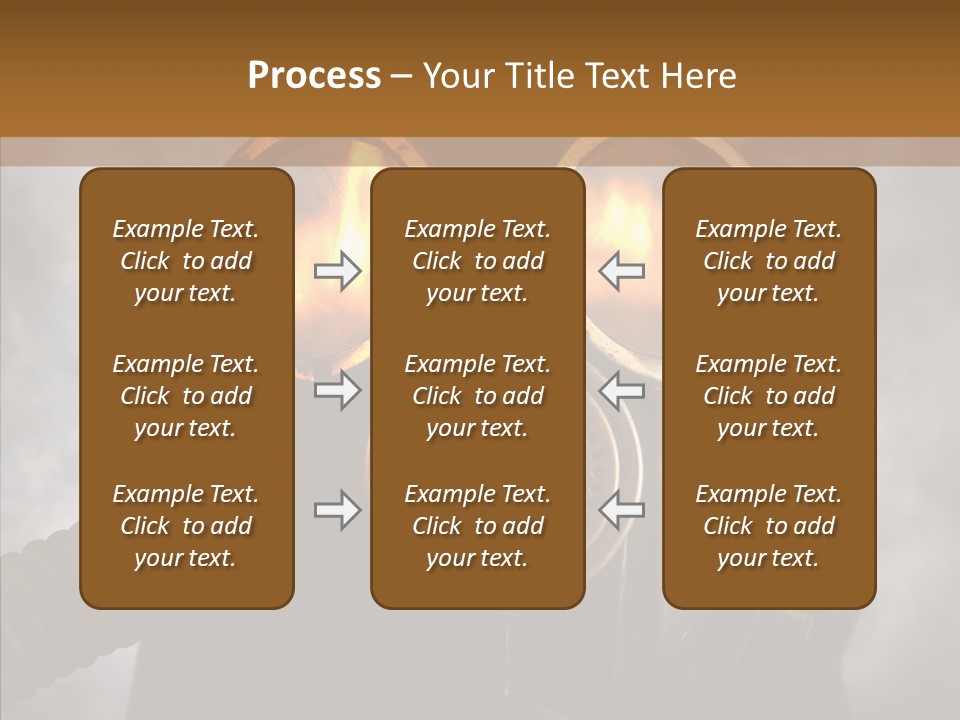 Fear Black Explosion PowerPoint Template