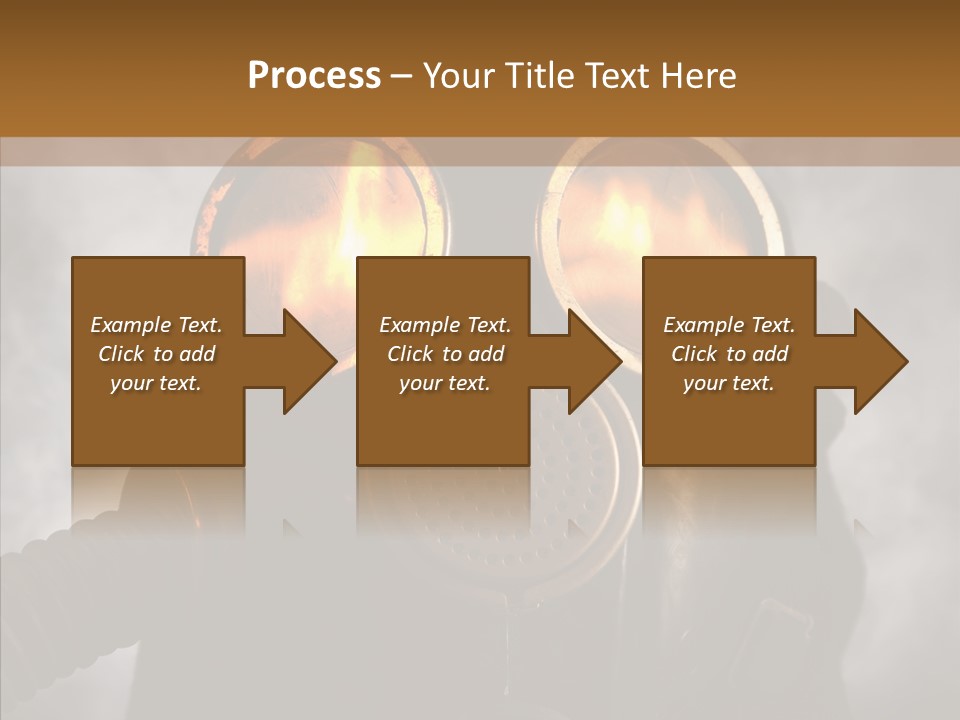 Fear Black Explosion PowerPoint Template