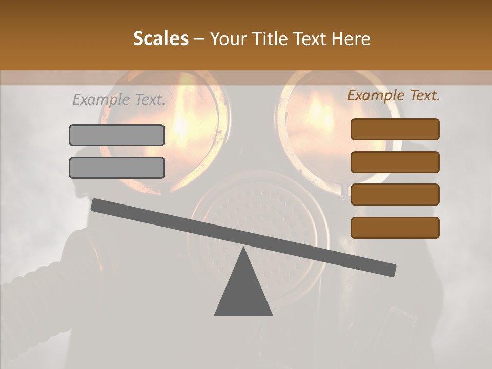 Fear Black Explosion PowerPoint Template