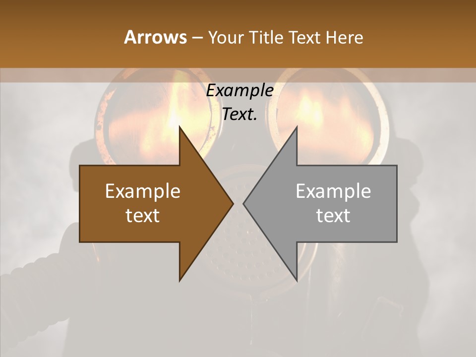Fear Black Explosion PowerPoint Template