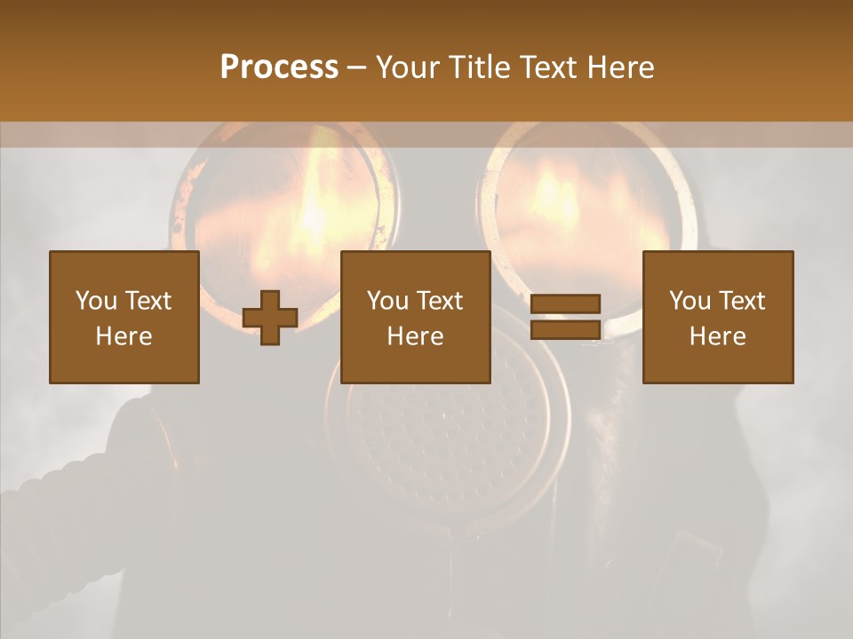 Fear Black Explosion PowerPoint Template