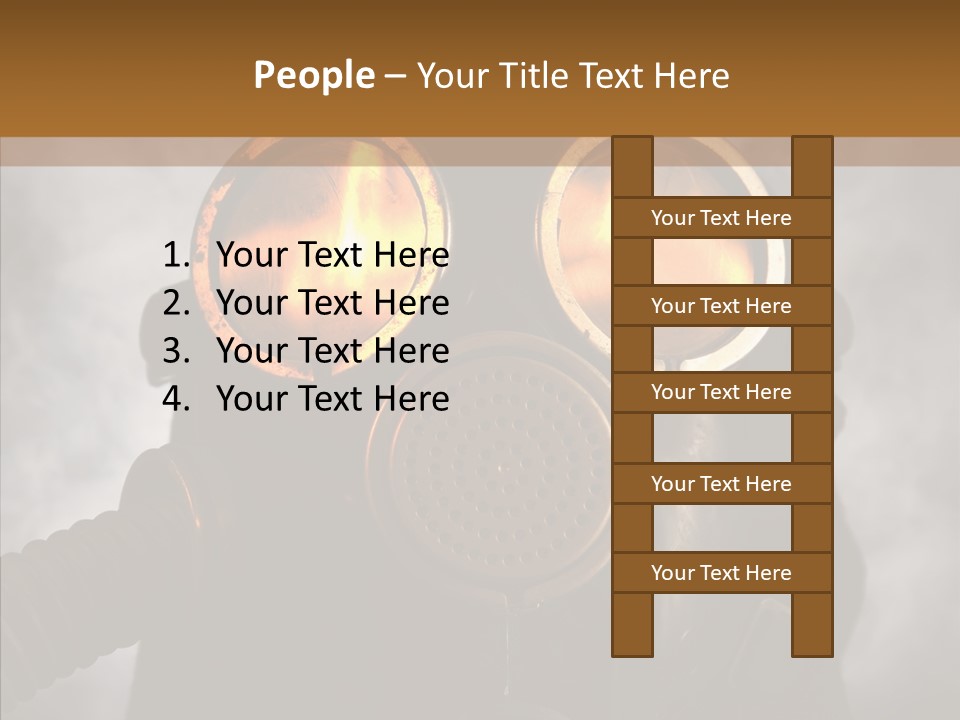 Fear Black Explosion PowerPoint Template