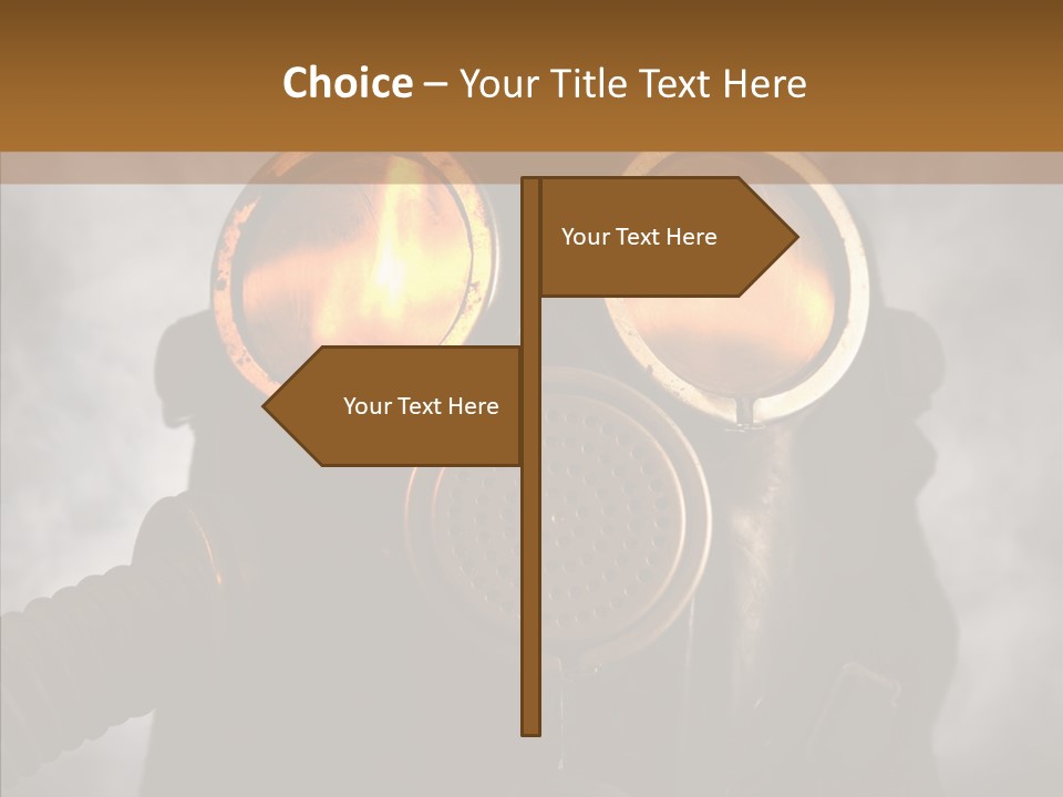 Fear Black Explosion PowerPoint Template