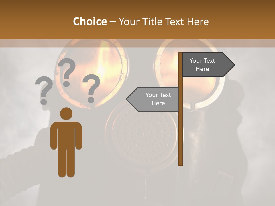 Fear Black Explosion PowerPoint Template