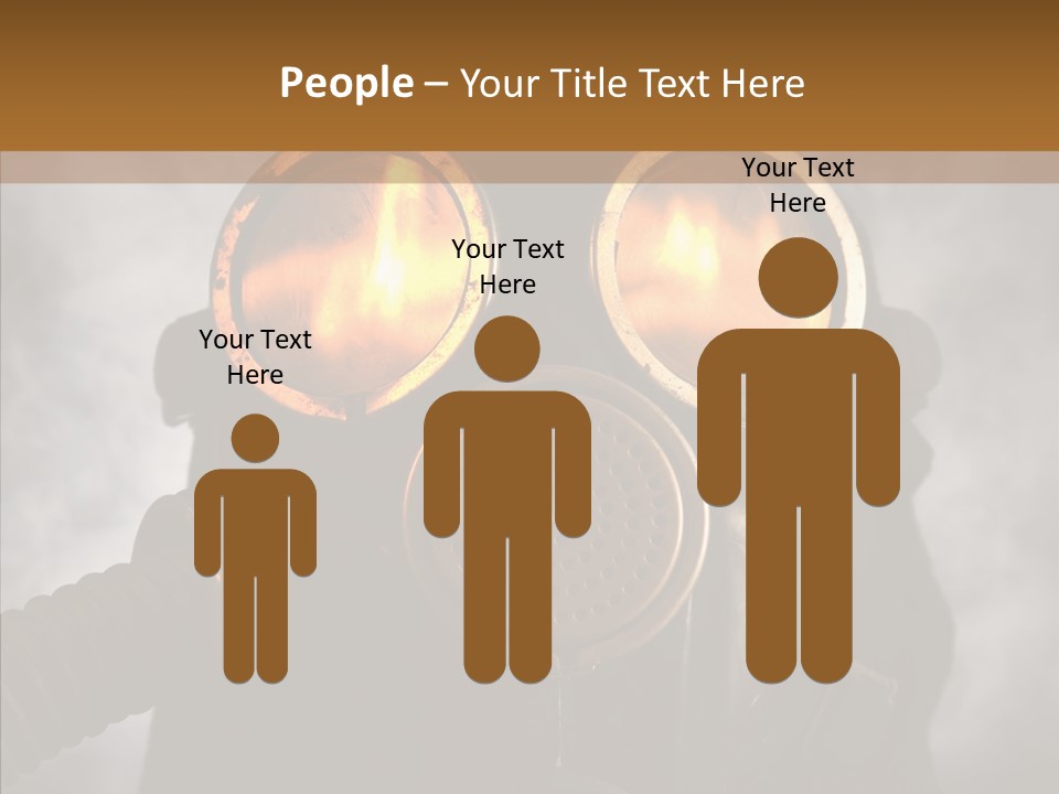 Fear Black Explosion PowerPoint Template