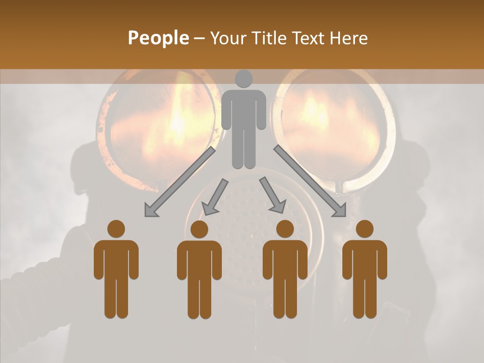 Fear Black Explosion PowerPoint Template