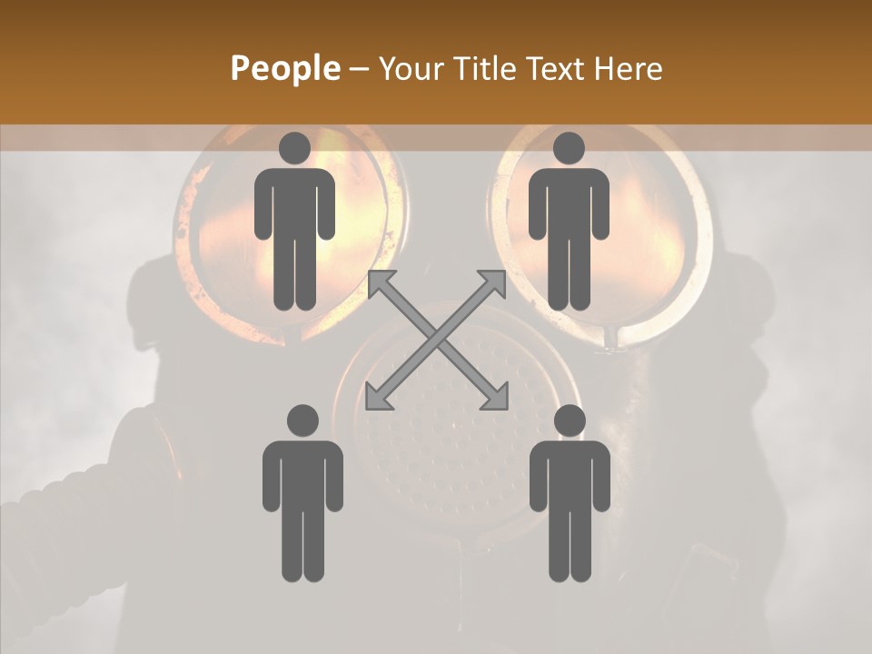 Fear Black Explosion PowerPoint Template