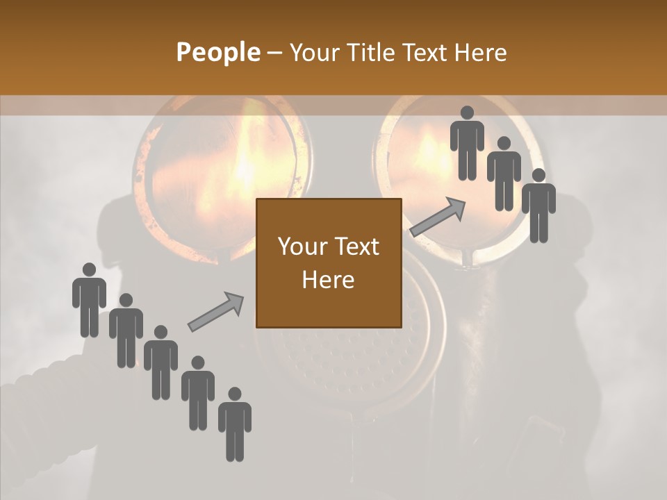 Fear Black Explosion PowerPoint Template