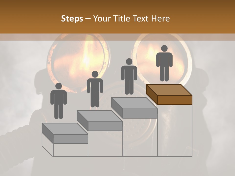 Fear Black Explosion PowerPoint Template