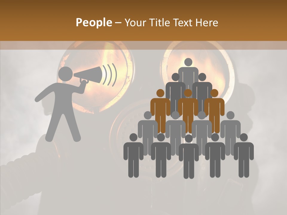 Fear Black Explosion PowerPoint Template