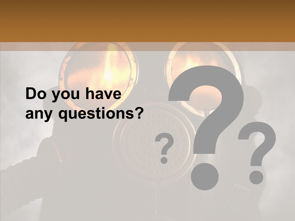 Fear Black Explosion PowerPoint Template