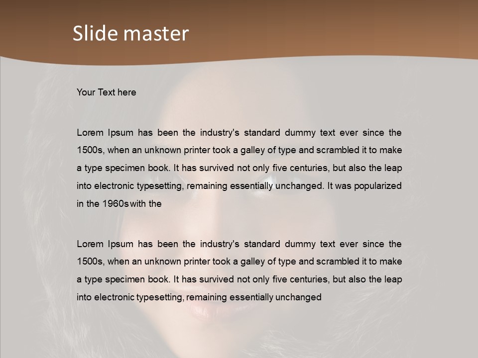 Treatment Make Up Key PowerPoint Template