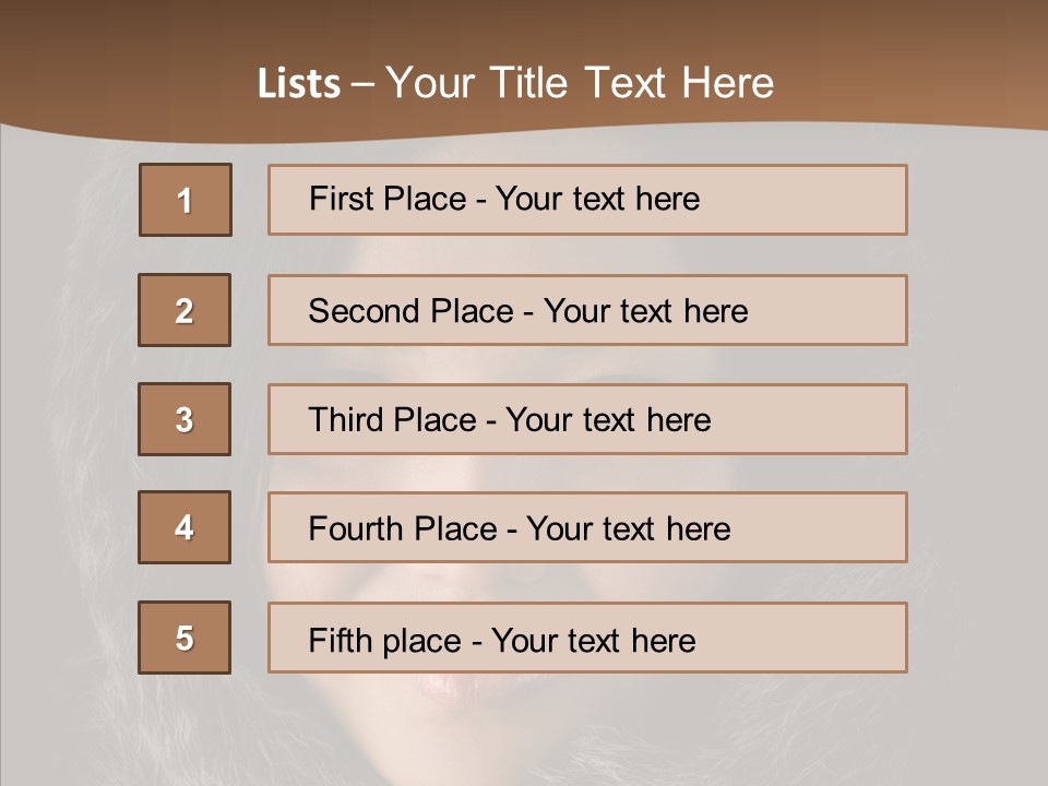 Treatment Make Up Key PowerPoint Template