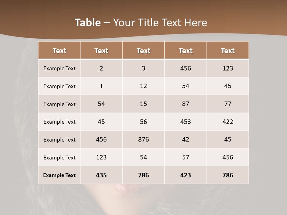 Treatment Make Up Key PowerPoint Template