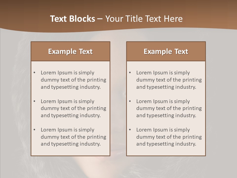 Treatment Make Up Key PowerPoint Template