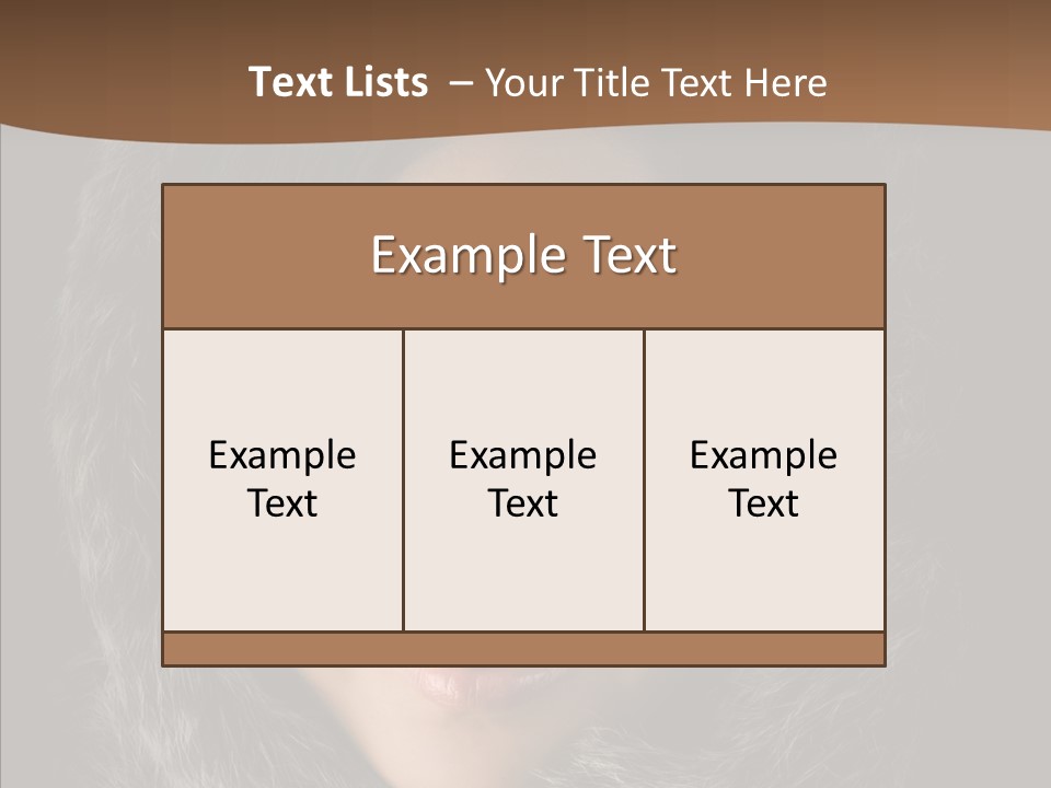 Treatment Make Up Key PowerPoint Template