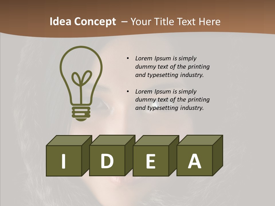 Treatment Make Up Key PowerPoint Template