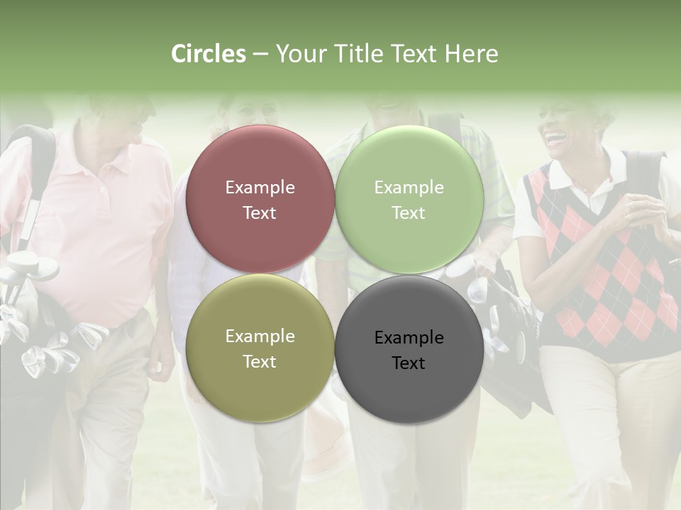 Fit American Active PowerPoint Template
