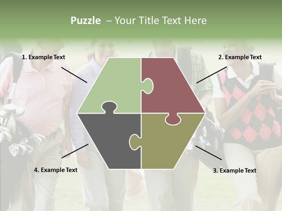 Fit American Active PowerPoint Template