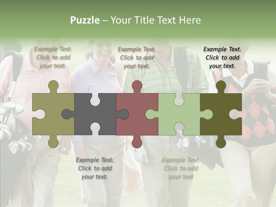 Fit American Active PowerPoint Template