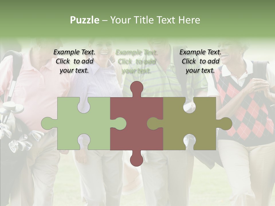 Fit American Active PowerPoint Template