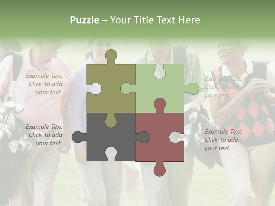 Fit American Active PowerPoint Template