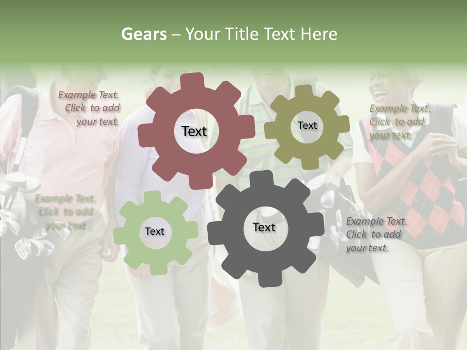 Fit American Active PowerPoint Template