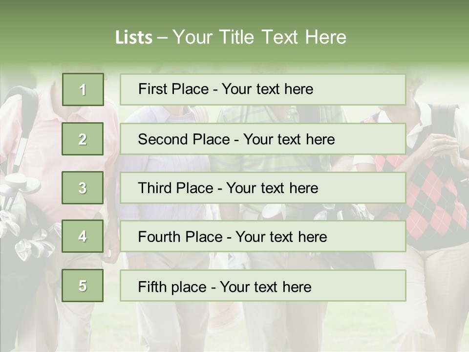 Fit American Active PowerPoint Template
