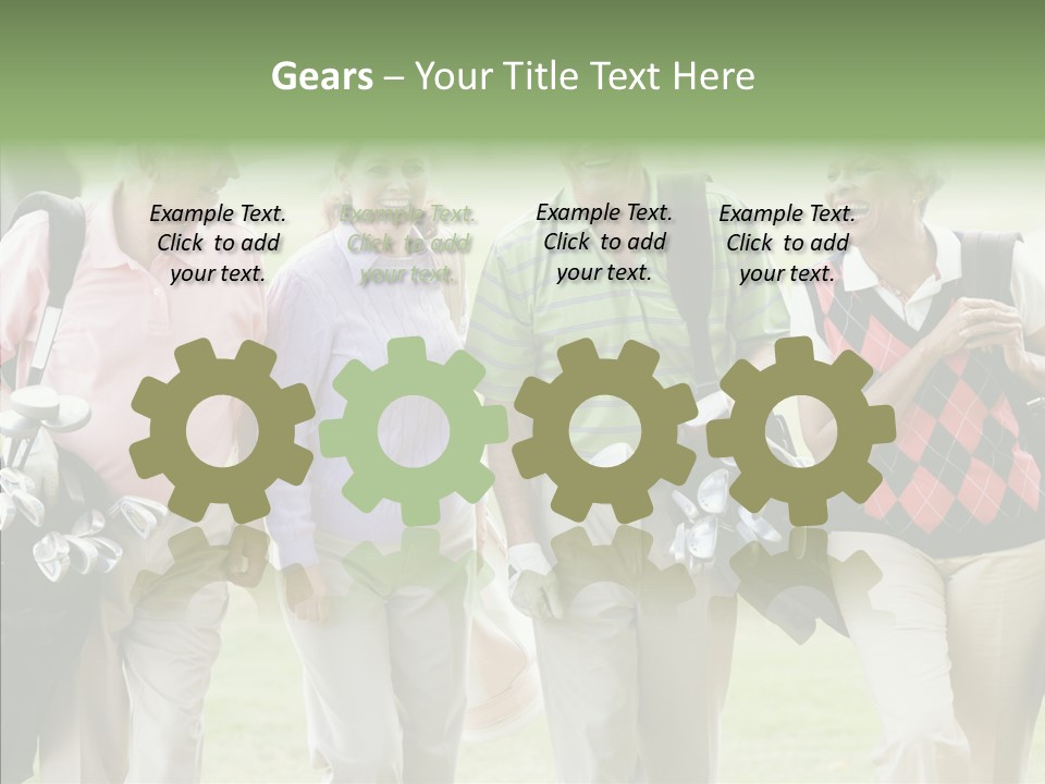 Fit American Active PowerPoint Template