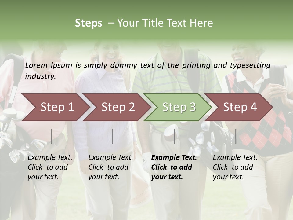 Fit American Active PowerPoint Template